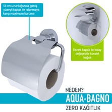 Aqua Bagno Zero Tuvalet Kağıtlığı - Krom