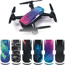 Profisher Djı Spark Pvc Koruyucu Dekoratif Çıkartma Su Geçirmez 6 Takım