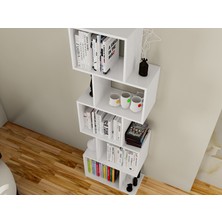 DECORMET Decormet Meriç Kitaplık Beyaz