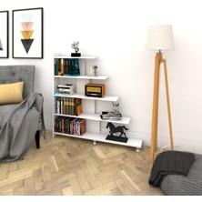 DECORMET Decormet Reward Kitaplık Beyaz
