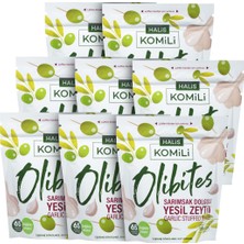 Komili Olibites Sarımsak Dolgulu Yeşil Zeytin 8 x 30g