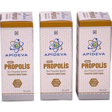 Apideva Propolis Takviye Edici Gıda 20 ml x 3'lü