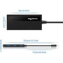 Schulzz Rocketek-4 Port Ultra Ince Type C  3.0 Data Hub Çoklayıcı