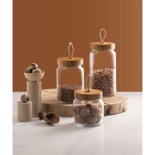 Paşabahçe Woody 3lü Kavanoz Set