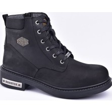 Scooter M5121CS Astana Deri Erkek Bot Crazy Siyah