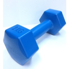 Yanaşık Spor 1 x 2 kg Plastik Dambıl