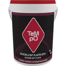 Tempo Silikonlu Mat iç cephe duvar boyası 10 kg Keten Beji