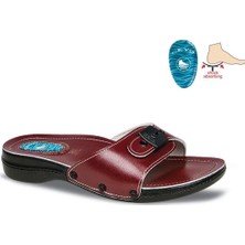 Ceyo 6500-1 Minelli Kırmızı Kadın Anatomik Günlük Terlik
