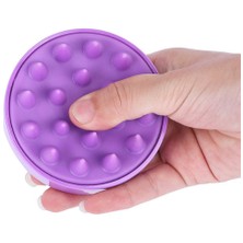 Buyfun Saç Derisi Masajı Saç Şampuanı Fırçası Yumuşak Silikon