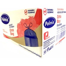 Polmix ÇÖP TORBASI POLMİX BÜZGÜLÜ ORTA 55X60 ÇİLEK KOKULU 30 PAKET
