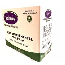 Polmix ÇÖP TORBASI POLMİX AĞIR SANAYİ 800 GRAM 100X150 SİYAH 1 KOLİ