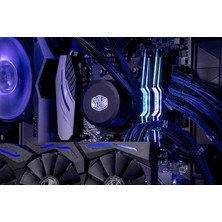 Cooler Master Mavi - Siyah Sleeved Güç Kaynağı Kablo Uzatma Seti