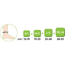 Variteks Aşil Destekli Örme Ayak Bilekliği 455