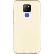 Case 4U General Mobile GM 20 Kılıf Klasik Mat Renkli Yumuşak Premier Silikon Altın