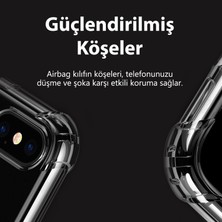 Fibaks Apple iPhone 7 Plus Kılıf Antishock Köşe Korumalı Darbe Emici Şeffar Sert Silikon Şeffaf