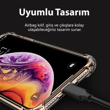 Fibaks Apple iPhone 8 Plus Kılıf AntiShock Köşe Korumalı Darbe Emici Crystal Berrak Şeffaf Sert Silikon