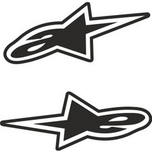 Sticker Fabrikası Alpine Stars Sticker 2 Adet 00405