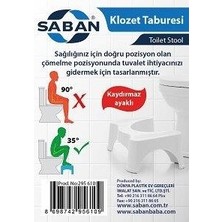Saban Klozet Taburesi Yükseklik 21,5 cm Tüm Klozetlerle Uyumlu