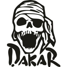 Sticker Fabrikası Dakar Kurukafa Kuru Kafa 4x4 Offroad Off Road Oto Sticker 00493