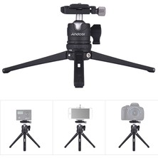 Andoer Masa Masaüstü Mini Seyahat Tripod Dslr Eylem