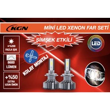 KGN ŞİMŞEK ETKİLİ KISA TİP LED XENON- H7 TİP