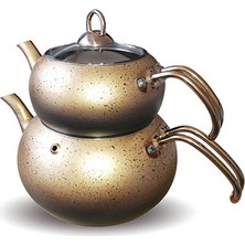 Fms Çaydanlık Küre Granit Orta Boy Bakır