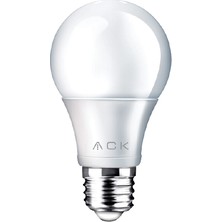 Ack 10W Dimlenebilir LED Ampul Günışığı 3000K E27 A60 ACK-AA14-01020