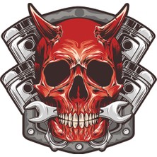 Sticker Fabrikası Kurukafa Kuru Kafa Kurukafa Sticker 00516