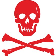 Sticker Fabrikası Kurukafa Kuru Kafa Sticker 00536