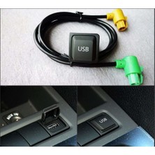 Techmaster Vw Passat Jetta Golf Mk5 Mk6 RCD510 Teyp USB Bağlantı Kablo Sku7