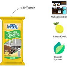 Ultra Fresh Mutfak Yüzeyi Temizleme Mendili 20'li