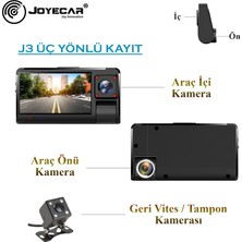 Joyecar J3 3 Kameralı Araç Içi Kamera