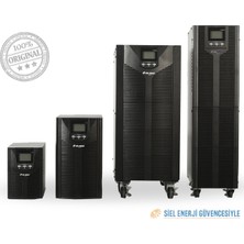 Siel Enerji SLD 11 Model 6 Kva 6000 VA Online Ups 1F/1F 16*7 Ah Akü 5/15 Dakika Kesintisiz Güç Kaynağı