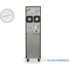 Siel Enerji SLD 11 Model 6 Kva 6000 VA Online Ups 1F/1F 16*7 Ah Akü 5/15 Dakika Kesintisiz Güç Kaynağı