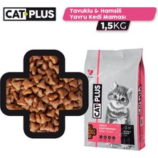 Catplus Tavuklu Hamsili Yavru Kedi Maması 1,5 kg x 3 Adet