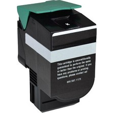 Yüzde Yüz Toner Lexmark C540-X544-C540-C543-C544-C546 Siyah Muadil Toner 2500 Sayfa