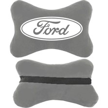 1Araba 1Ev Ford Focus Titanium x Oto Koltuk Boyun Yastığı Gri 2 Adet