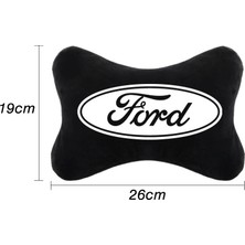 1Araba 1Ev Ford Focus Trend Oto Koltuk Boyun Yastığı Siyah 2 Adet