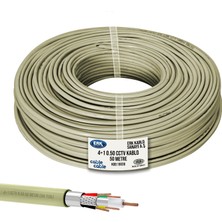 Cable Cable  4+1 CCTV 0.50 Kamera Kablosu - 50M