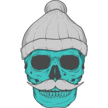 Sticker Fabrikası Yaşlı Kurukafa Kuru Kafa 00524