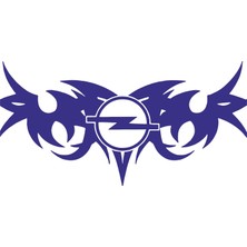 Sticker Fabrikası Kanatlı Opel Logo Sticker 00527