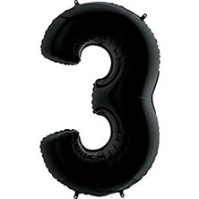 Öfn Aksesuar 3 Rakamı Folyo Balon 100 cm 40 Inc