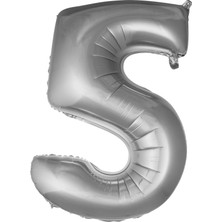 Öfn Aksesuar 5 Rakamı Folyo Balon 100 cm 40 Inc