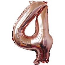 Öfn Aksesuar 4 Rakamı Folyo Balon 100 cm 40 Inc
