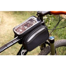 Procycle Kadro Üstü Heybe Çanta Su Geçirmez Fermuarlı Cepler 13x3x18 cm Ölçü