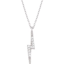 Altın Sepeti  Gümüş Şimşek  Kolye G853KLR3