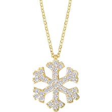 Altın Sepeti  Altın Kaplamalı Kartanesi Gümüş Kolye EV050KL