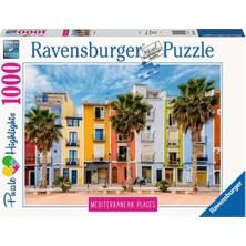 Ravensburger 1000 Parça İspanya Renkli Evler Puzzle