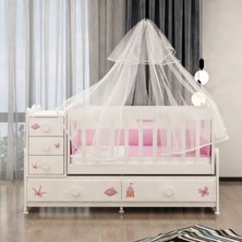 Garaj Home Melina Prenses Bebek Odası Takımı - Yatak ve Uyku Seti Kombinli