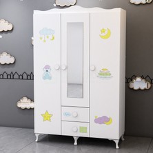 Garaj Home Uykucu 3 Kapaklı Dolap